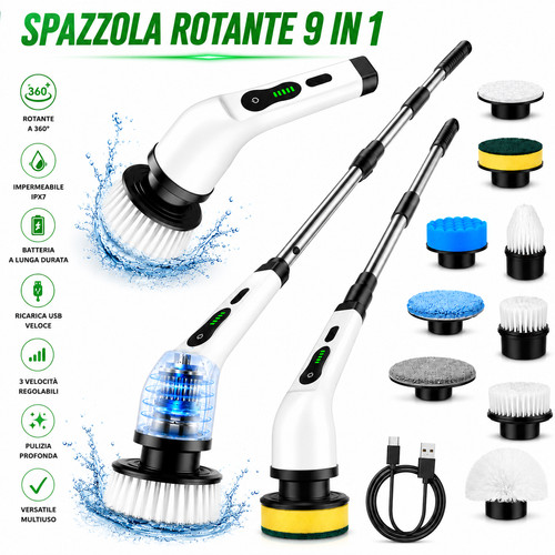 Spazzola elettrica rotante - spazzola,