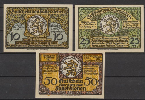 Fallersleben città 3xng - -,