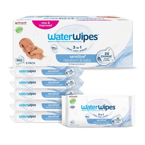 Waterwipes sensitive newborn - newborn, &